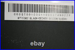 Black+Decker BCC20W Mobile Cooler Cart 2 Door Seal Lid Bottle Opener White