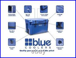 Blue Coolers 30 Quart Companion Roto-Molded Cooler Trademark Blue Camping Beach