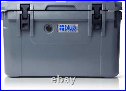 Blue Coolers Ice Vault 60 Quart, Roto-Molded Ice Cooler Large Ice Chest Ice