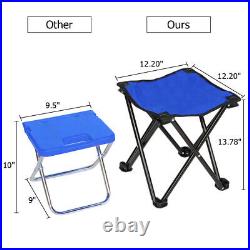 Blue Small Wheeled Rolling Cooler Wheels Ice Picnic Camping with Table & 2 Chairs
