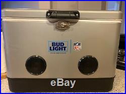 Bud Light NFL Party Cooler with High-Powered Bluetooth Speakers