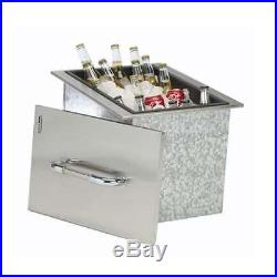 Bull Outdoor Products SS Beverage Ice Chest Condiment Tray Cooler (Open Box)