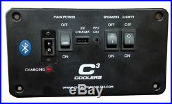 C3 Custom Cooler Creations 30 Qt. Truck Rover Cooler Remote Control Bluetooth