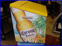 CORONA EXTRA ICE CHEST With BOTTLE OPENER AND GALVANIZED STEEL INSIDE- NICE