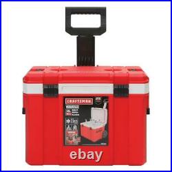 CRAFTSMAN 30-Quart Wheeled Insulated Chest Cooler Portable Heavy Duty CMST17824