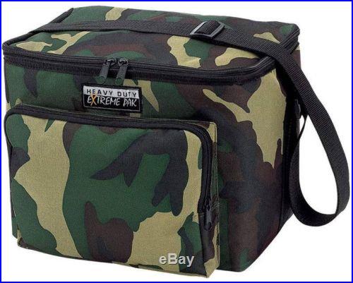 Camo Polyester Lunch Box Cooler Bag Liner Shoulder Strap Travel Camouflage Tote