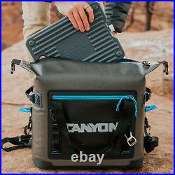 Canyon Coolers Nomad 20 Quart 18 Liter Insulated Cooler, Black and Blue (Used)