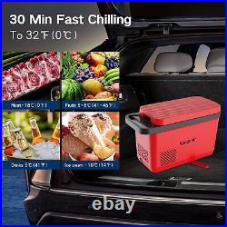 Car Refrigerator 12 Volt, 16 Liters Car Fridge, Portable Freezer Cooler for Car