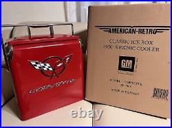 Classic Corvette Picnic Cooler American Retro Red