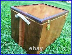 Classy Wooden Cooler. For garden, yachting, sailing, boat, and beach! Handmade