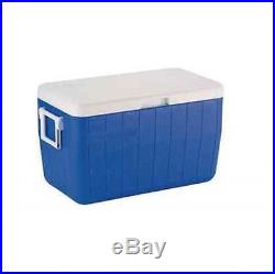 Coleman 48-Quart Cooler, Ice Chest, BBQ, Picnic, Camping, Blue FREE SHIPPING