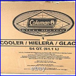 Coleman 54 QT STEEL Belted FOUNDERS Mas Agave Ice Chest Cooler Last 4-DAY's Gift