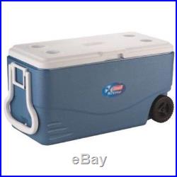 Coleman Cooler Extreme 100 Qt. Xtreme 5 Day Heavy Duty with Wheels Hold 160 Cans