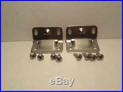 Coleman Cooler Ice Chest Stainless Steel Replacement Hinges 6155-5741 Shipped
