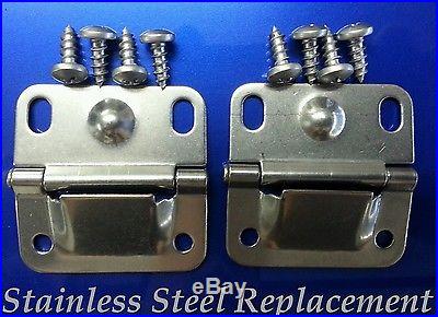 Coleman Cooler Ice Chest Stainless Steel Replacement Lid Hinges 6155-5741