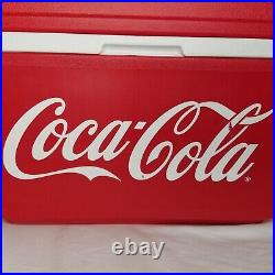 Coleman Party Stacker Red Chest Coolers Coca-Cola Promo Models 9223 & 6225