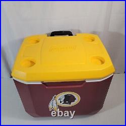 Coleman Washington Redskins Cooler With Wheels 60Qt 94 Cans 4 Days ICE