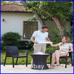Cool Bar Cooler Table Patio Set Outdoor Furniture Bistro Piece Dining Pool BBQ