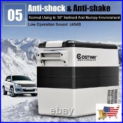 Cooler 55 Quarts Portable Thermoelectric Electric Car Cooler Refrigerator Bevera