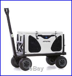 Cooler Cart Ice Chest Box Carrier Wagon with on Wheels Igloo Yeti Coleman Hauler