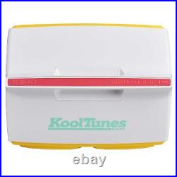 Cooler Igloo Bluetooth Boombox Beverage Ice Chest Small Retro 80s Portable New