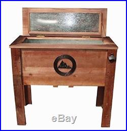 Cooler Rustic PATIO, Wooden Cooler, Ice Chest, Deck Cookout Cooler 905469