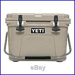 Cooler Yeti 20 Qt Hard Sided Coolers Roadie Tan YR20 Fishing Camping Hunting New