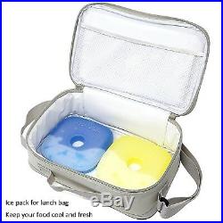 Coolers Lunch Boxes Ice Packs Cool Cooler Slim Reusable Multicolor Pack of 6