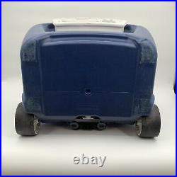 Coolest Blu60 Blue Rolling Cooler Pre-owned, Cooler ONLY, no accessories