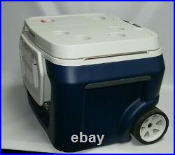 Coolest Cooler Blue- With Bluetooth Speaker and Blender No Battery