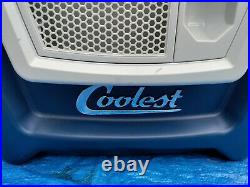 Coolest Cooler Classic Blue Cooler All Original Accessories! Unused
