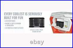 Coolest Cooler Essential Orange Color + Bluetooth Speaker No Blender