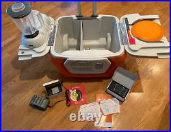 Coolest Cooler Orange, Blender, Bluetooth Speaker, Plates, See Description