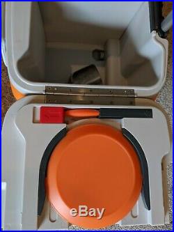 Coolest Portable Cooler Classic Orange Bluetooth Speaker Blender Charger