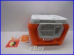 Coolest Wheeled Speaker Cooler Classic Orange
