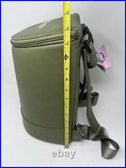 Corkcicle EOLA Insulated Bucket Cooler Backpack Bag Olive Green 14x11 New