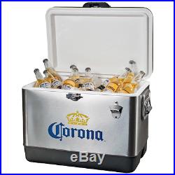 Corona 54-Quart Ice Cooler Large Chest Tailgating Camping Hunting Marine 85 Cans