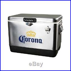 Corona 85 Can Stainless Steel Ice Chest with Bottle Opener (54 Qts. /51 L)