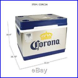 Corona Cruiser 24 Bottle AC/DC Electric Cooler with Bottle Opener and Holders