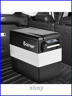 Costway 55 Quarts Portable Refrigerator Electric Car Cooler Compressor Freezer