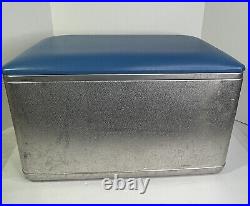 Cronco Padded Top Cooler Ice Chest 22 X 13 X 13 Vintage 1950's