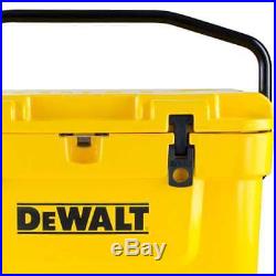 DeWalt 25 Quart Roto Molded Insulated Lunch Box Portable Cooler, Yellow (Used)
