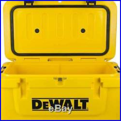 DeWalt 45 Quart Roto Molded Insulated Lunch Box Drink Cooler, Yellow (Used)