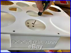 Docktail Bar Pontoon Boat Cup Holders Table Accessory These Boating Accesso