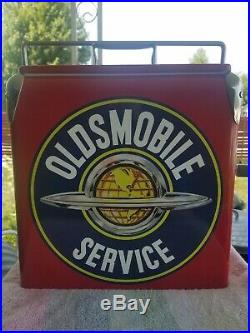 Dr Oldsmobile Retro Metal Cooler Oldsmobile Service Great For Car Showes New