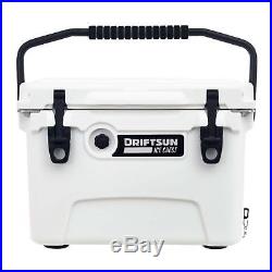 Driftsun 20 Quart Ice Chest / Heavy Duty Cooler (White)