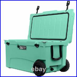 Driftsun Heavy Duty 70 Quart Portable Insulated Hardside Chest Cooler, Sea Foam