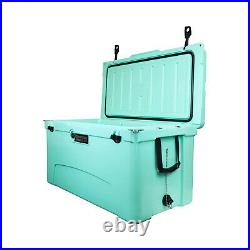 Driftsun Portable 110 Quart Insulated Hardside Ice Chest Cooler, Sea Foam Green