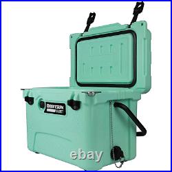 Driftsun Portable 20 Quart Insulated Hardside Ice Box, Sea Foam Green (Open Box)