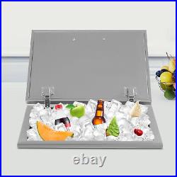 Drop In Ice Chest Bin Wine Chiller Cooler Home Kitchen withCover Bar Ice Bin 40L